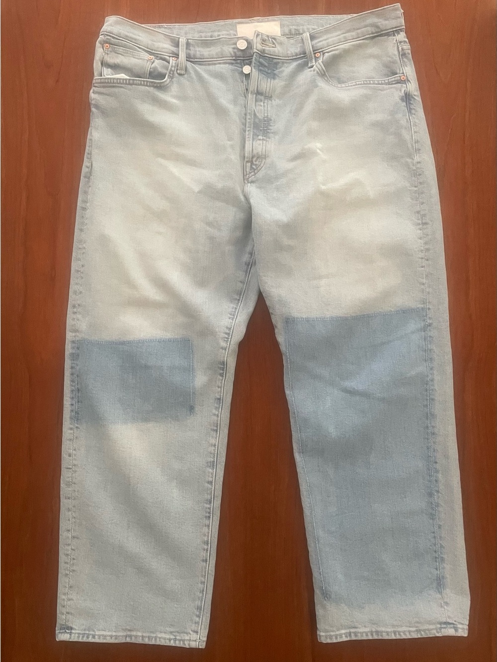 Mother The Ditcher XXL Pre-party wash slouchy jeans